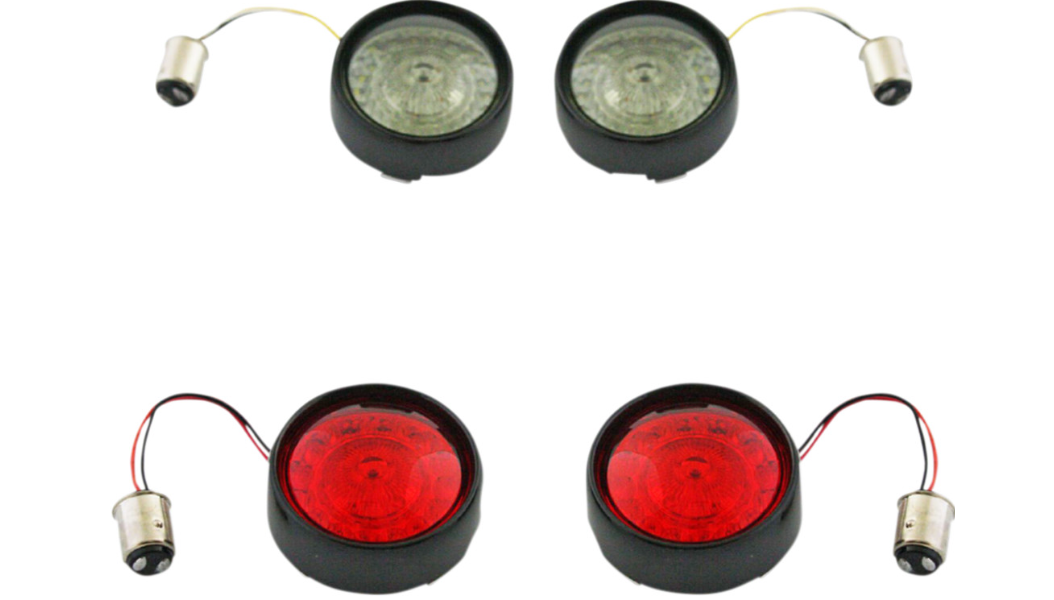 Custom Dynamics Full Bullet Turn Signal Conversion Kit - Black