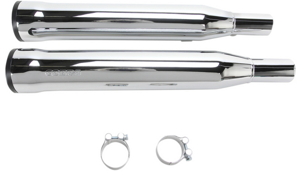 Cobra 3" RPT Mufflers for '07-'13 XL - Chrome