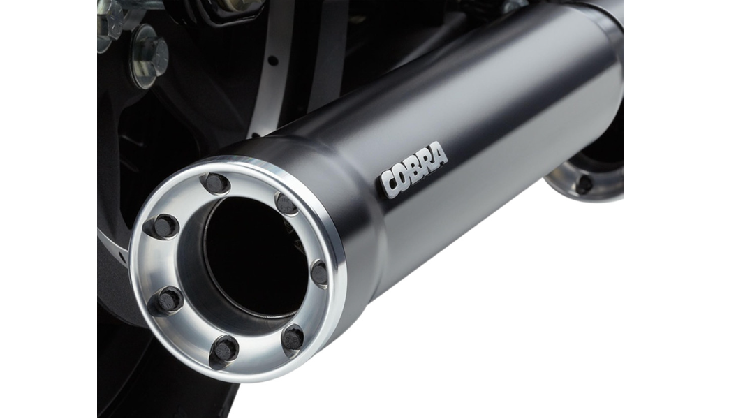 Cobra 3" RPT Mufflers - Black - '04-'13 XL