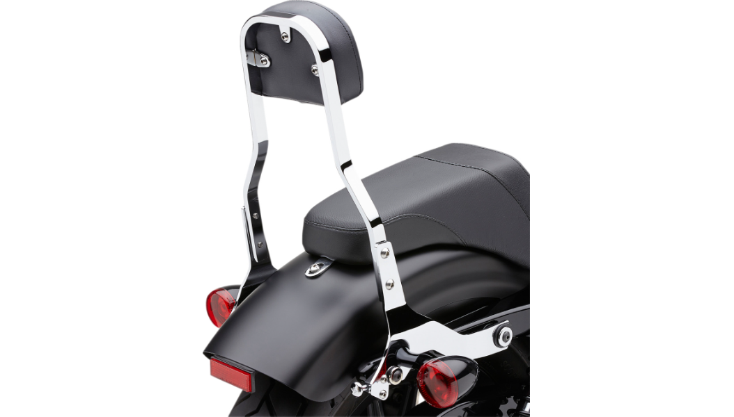 Cobra Detachable Backrest Kit - 14" - Chrome - Softail