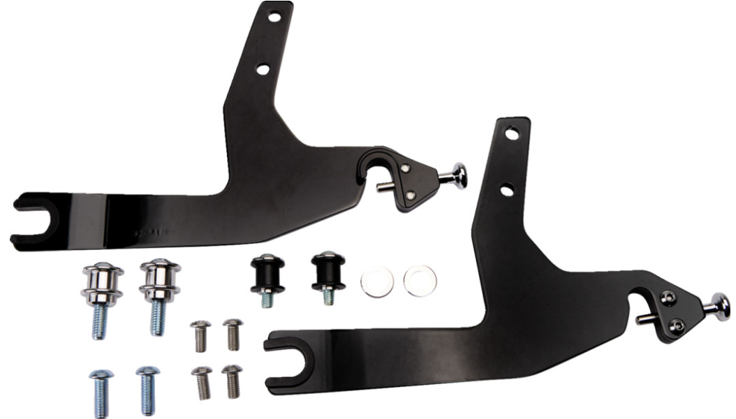 Cobra Detachable Backrest Kit - 14" - Black - Softail