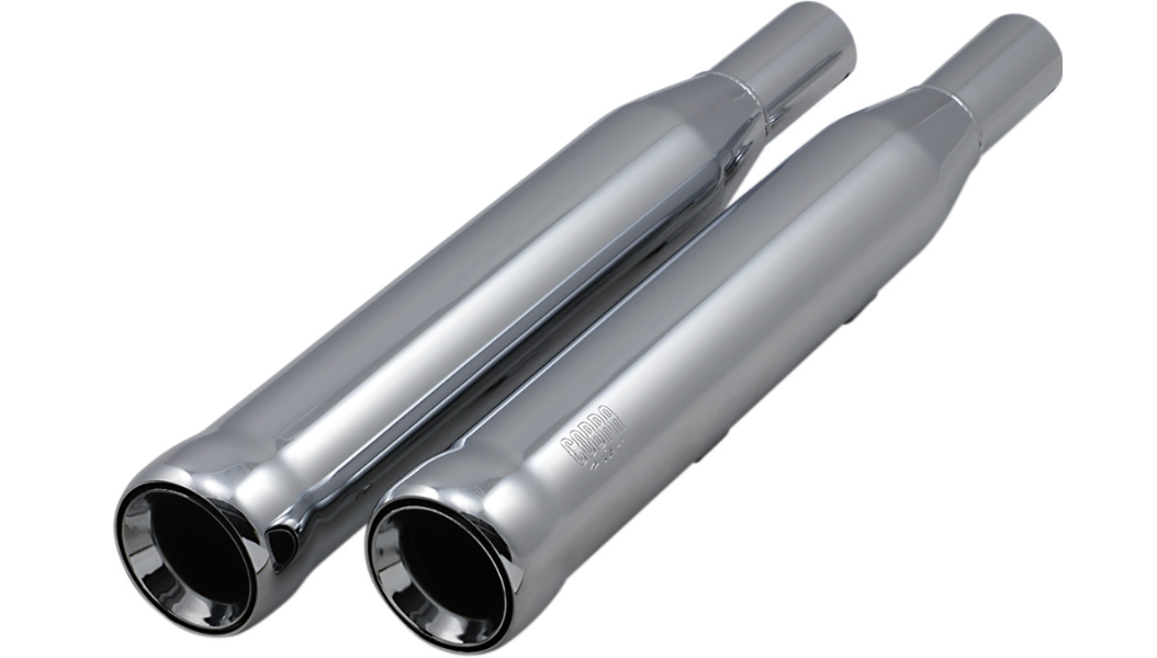 Cobra 3" Neighbor Hater Mufflers for '04-'13 XL - Chrome