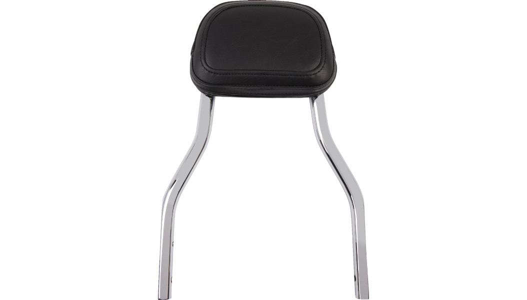 Cobra Detachable Backrest Kit - 14" (Round) - Chrome - Softail
