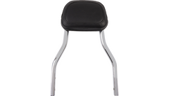 Cobra Detachable Backrest Kit - 14" (Round) - Chrome - Softail