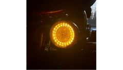 Custom Dynamics ProBEAM® Front Halo Turn Signal - Amber Lens