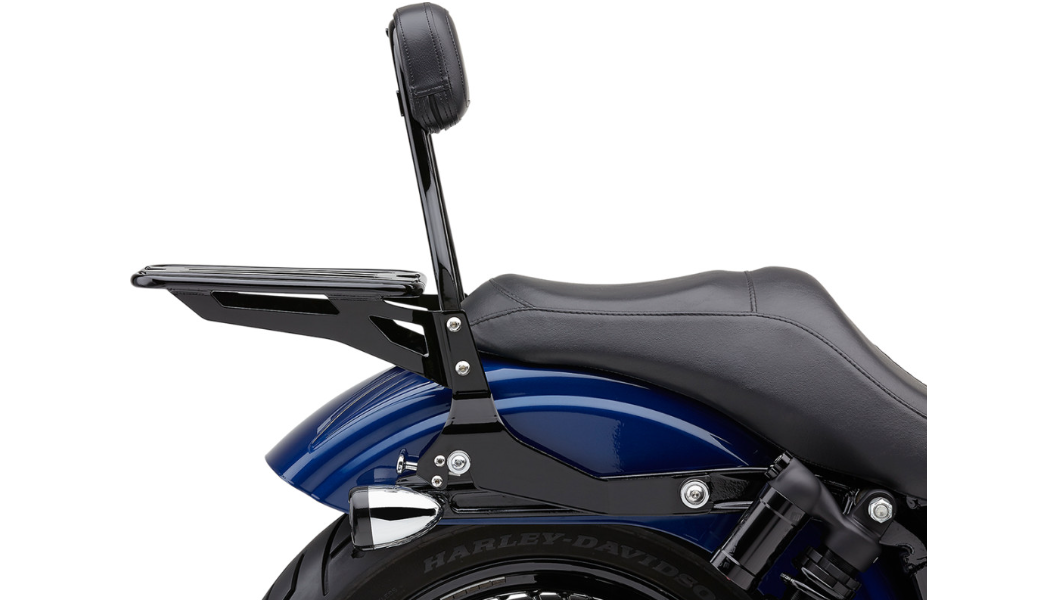 Cobra Detachable Backrest Kit - 14" (Round) - Black - Dyna