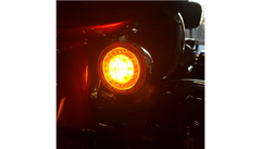 Custom Dynamics ProBEAM® Front Halo Turn Signal - Amber Lens