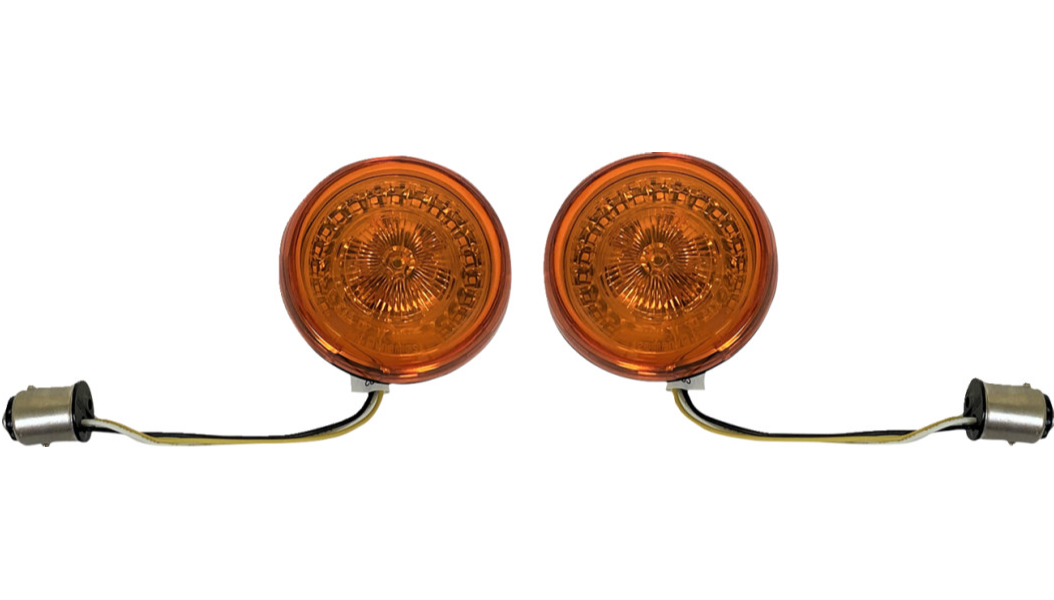 Custom Dynamics ProBEAM® Front Halo Turn Signal - Amber Lens