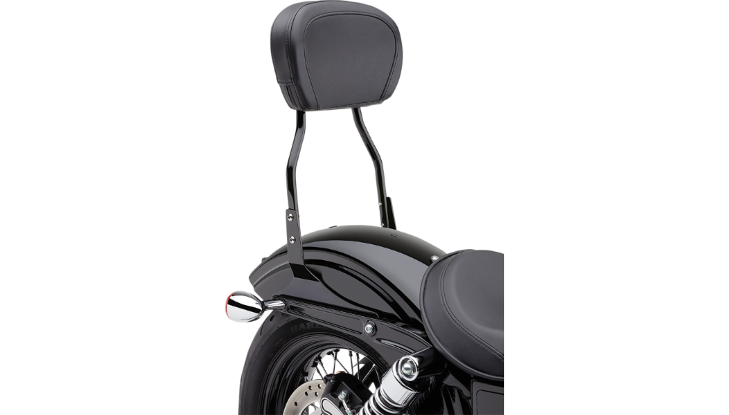 Cobra USA Round Sissy Bar - Short - Black - Sportster