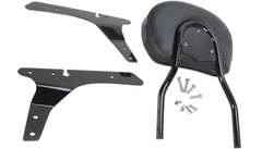 Cobra USA Round Sissy Bar - Standard - Black - Sportster