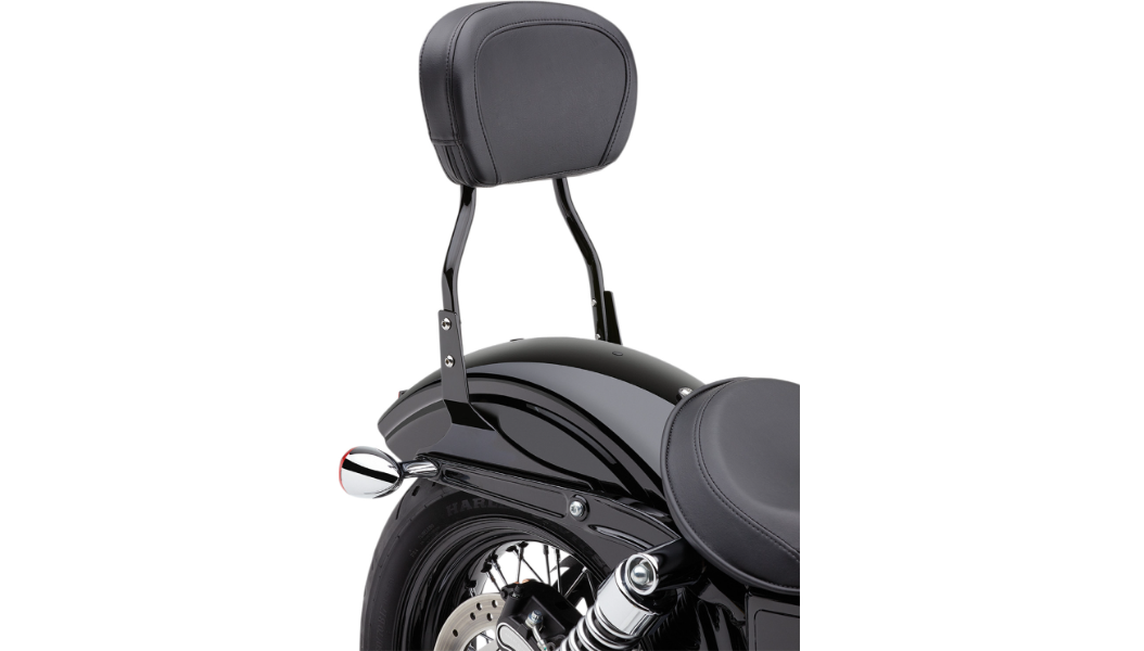 Cobra USA Round Sissy Bar - Standard - Black - Sportster
