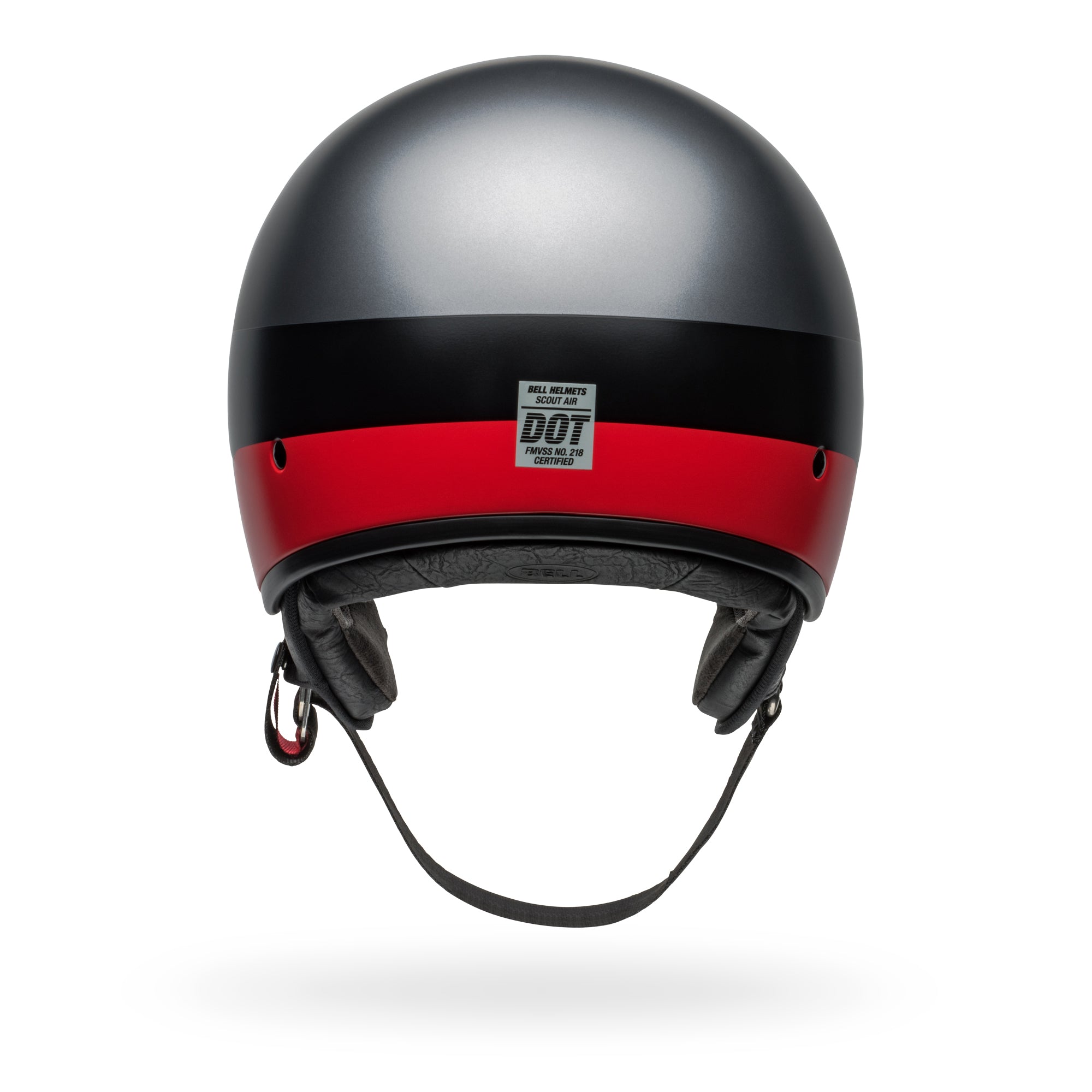 Bell Scout Air Array Satin Gray/Red Helmets