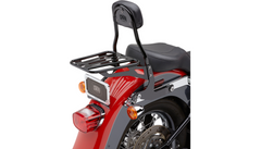 Cobra USA Backrest Kit - 14" - Black - Softail