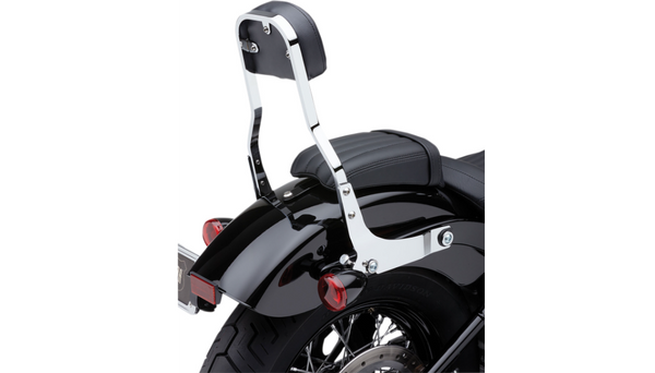 Cobra USA Detachable Backrest Kit - 14" - Chrome - Softail