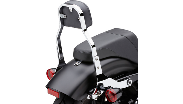 Cobra Detachable Backrest Kit - 11" - Chrome - Dyna