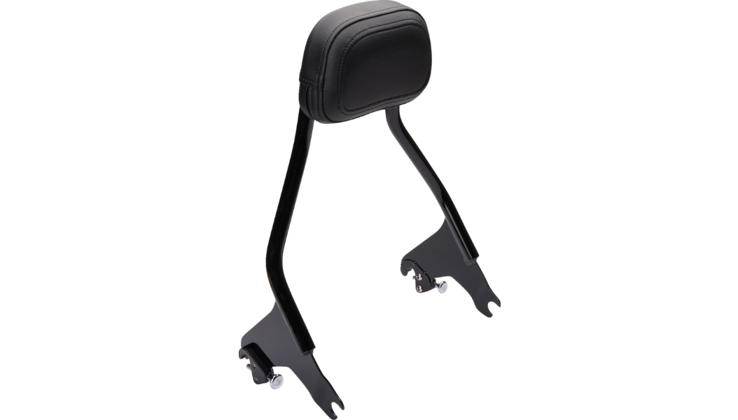 Cobra USA Detachable Backrest - Black - Short - FLH/FLT