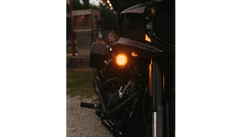 Custom Dynamics Genesis® 4 Solid Amber Front Turn Signal Insert - LED - 1157