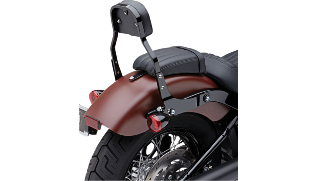 Cobra USA Detachable Backrest Kit - 11" - Black - Softail