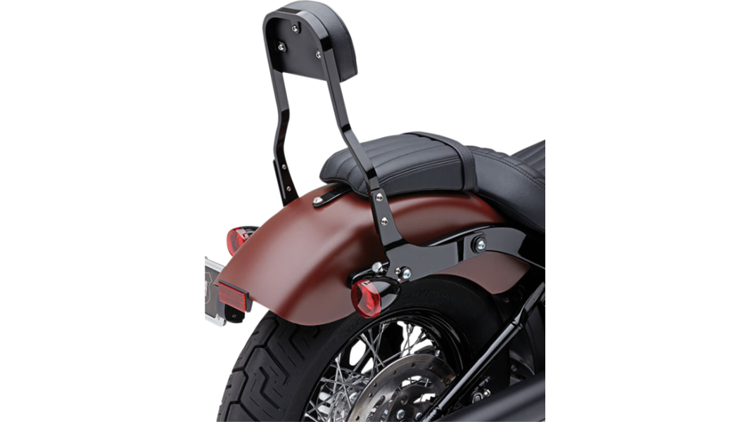 Cobra USA Detachable Backrest Kit - 14" - Black - Softail