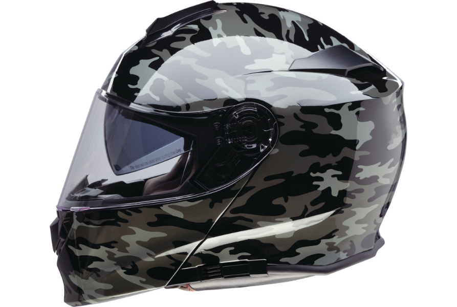 Z1R Solaris 2.0 Modular Helmet - Camo - Black/Grey