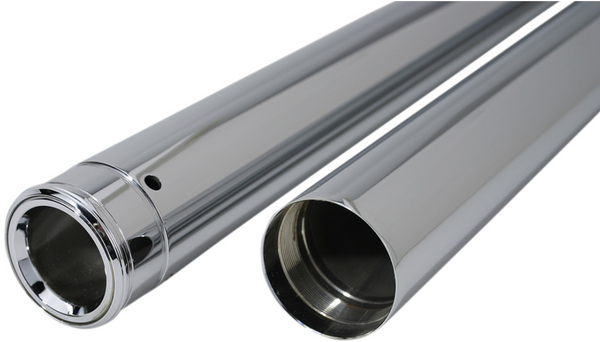 CUSTOM CYCLE ENGINEERING Fork Tubes - 39 mm - 30.25" - Ultra Chrome