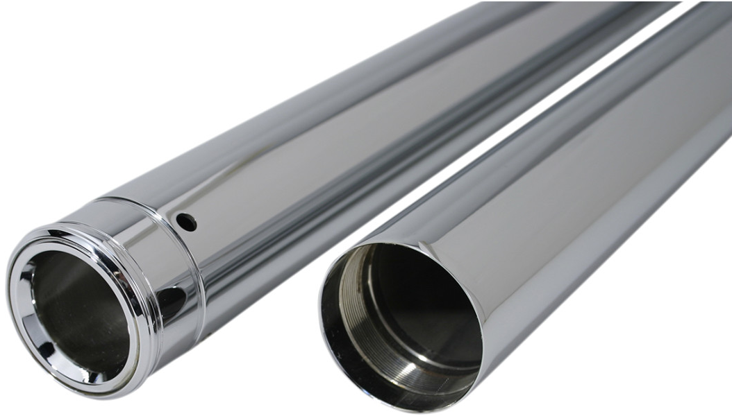 CUSTOM CYCLE ENGINEERING Fork Tubes - 39 mm - 30.25" - Ultra Chrome