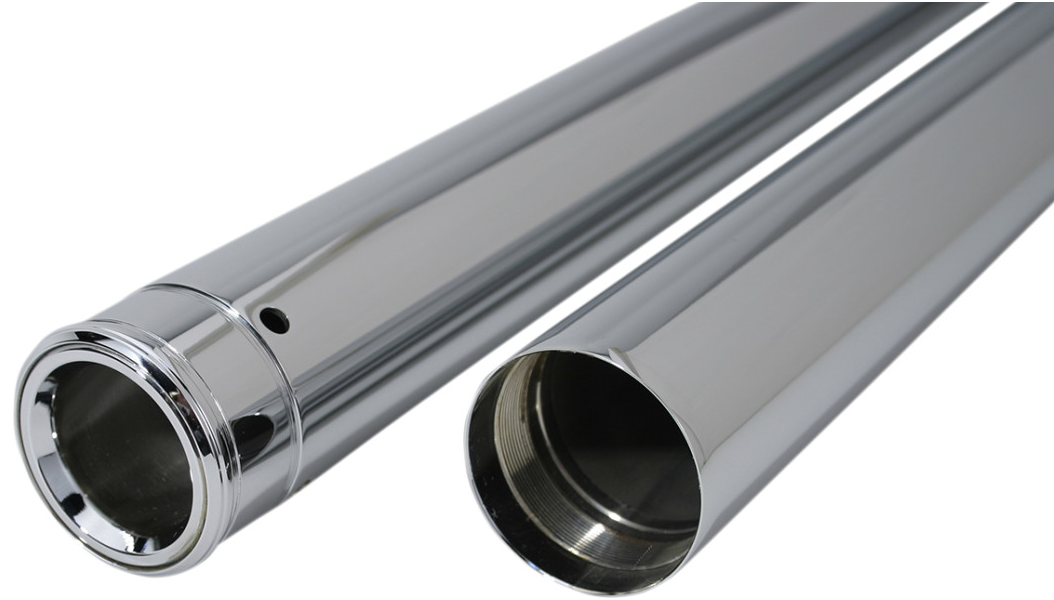 CUSTOM CYCLE ENGINEERING Fork Tubes - 39 mm - 31.50" - Ultra Chrome