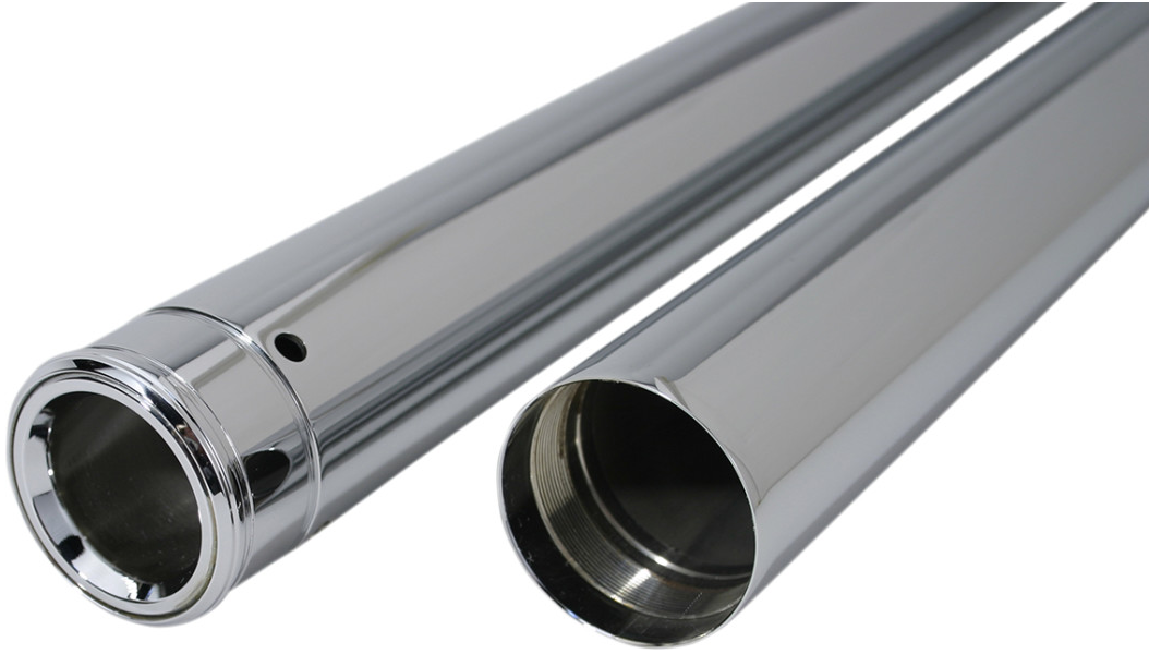 CUSTOM CYCLE ENGINEERING Fork Tubes - 39 mm - 24.25" - Ultra Chrome