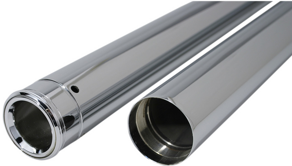 CUSTOM CYCLE ENGINEERING Fork Tubes - 39 mm - 26.25" - Ultra Chrome