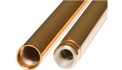 CUSTOM CYCLE ENGINEERING Fork Tubes - 39 mm - 24.25" - Gold