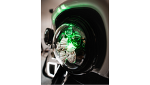Custom Dynamics Shark Demon® 7” Round LED Headlight with Color Changing Backlight