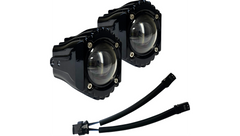 Custom Dynamics Shark Demon® High Performance LED Fog Lights - White/Clear - Harley-Davidson®