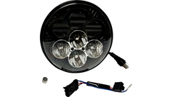 Custom Dynamics Shark Demon® 7” Round LED Headlight with Color Changing Backlight