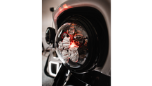 Custom Dynamics Shark Demon® 7” Round LED Headlight with Color Changing Backlight