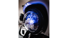 Custom Dynamics Shark Demon® 7” Round LED Headlight with Color Changing Backlight