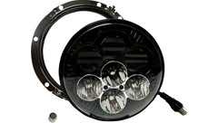 Custom Dynamics Shark Demon® 7” Round LED Headlight with Color Changing Backlight