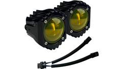 Custom Dynamics 2001-3088 SD-FOG-1YShark Demon® High Performance LED Fog Lights - Selective Yellow - Harley-Davidson®