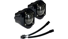 Custom Dynamics Shark Demon® High Performance LED Fog Lights - White/Clear - Harley-Davidson®