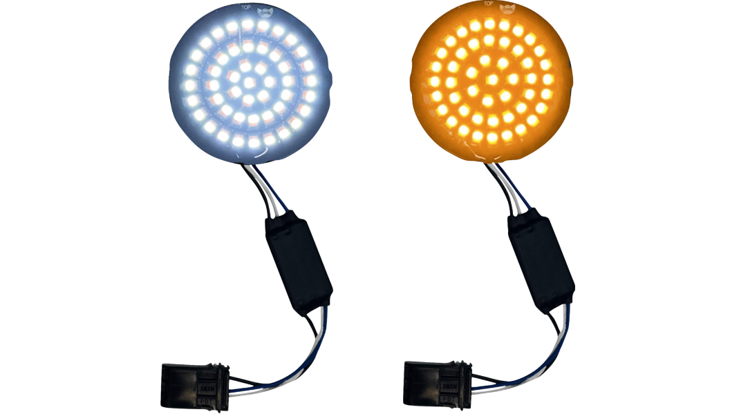 Custom Dynamics Genesis® 4 Front Turn Signals - Amber/White
