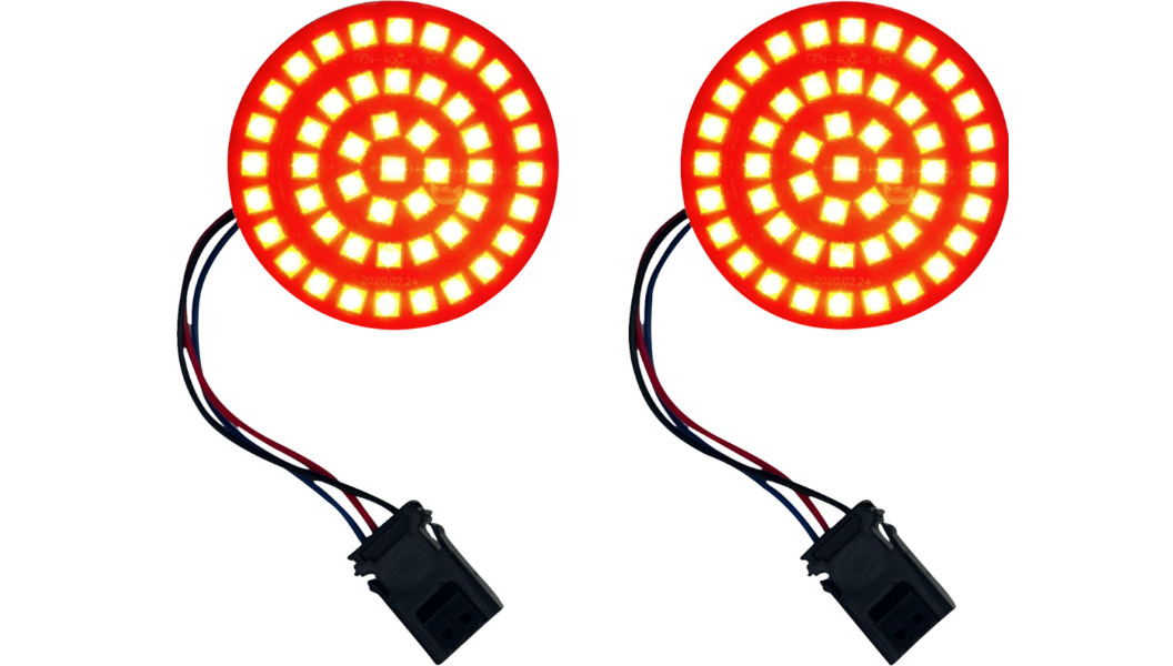 Custom Dynamics Genesis® 4 Front Turn Signals - Red