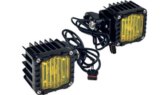 Custom Dynamics Shark Demon® LED Front Turn Signals - Selective Yellow Lens - '22-'25 FXLRST/FXRST