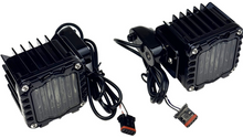 Custom Dynamics Shark Demon® LED Front Turn Signals - Amber/White - Smoke Lens - '22-'25 FXLRST/FXRST