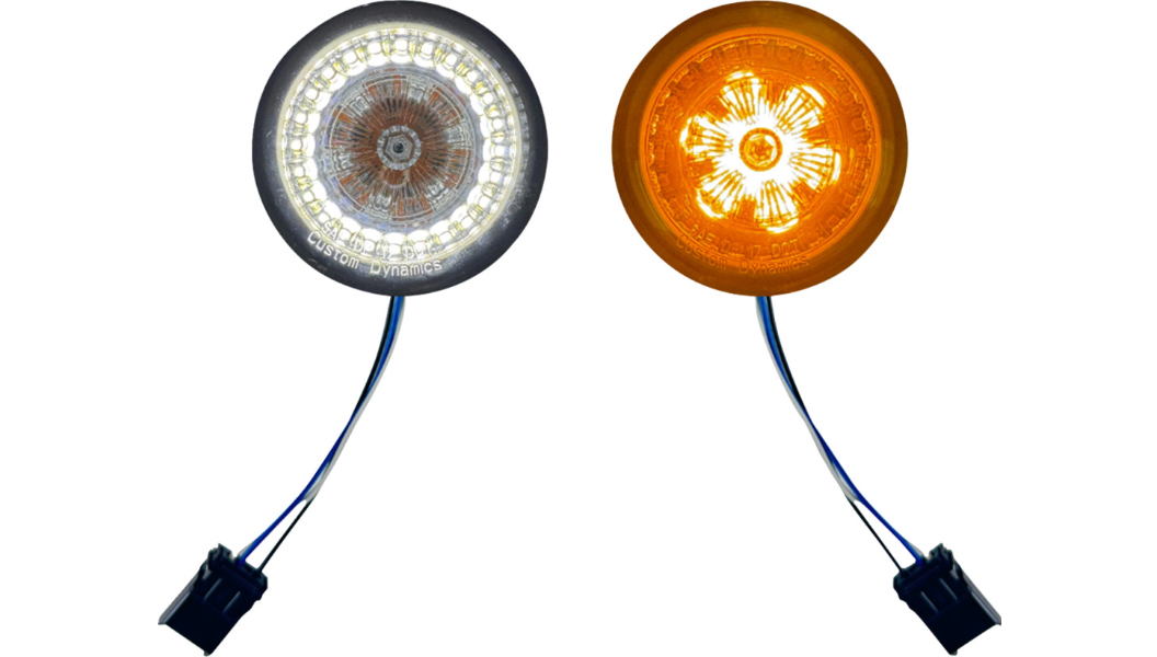 Custom Dynamics ProBeam® Front Turn Signal Inserts - LED - Smoke Lens