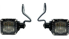 Custom Dynamics Front Turn Signals - Shark Demon® - LED - Amber/White - Smoke