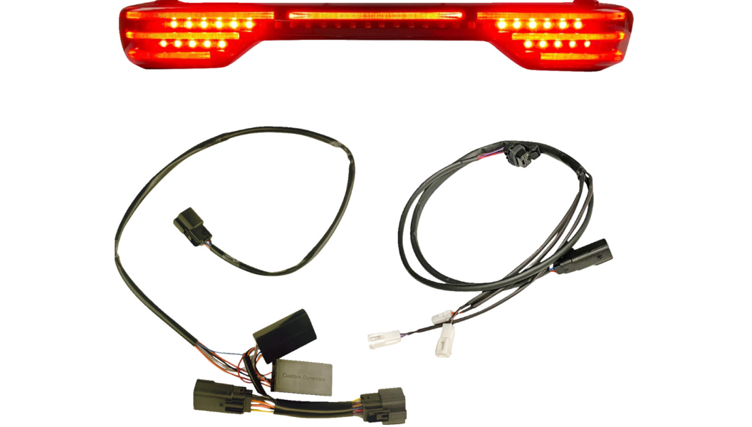 Custom Dynamics ProBEAM® Tour Pak Add-On LED Light Kit - Smoked Lens