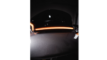 Custom Dynamics Windshield Trim - LED - Turn Signal - Black - Smoke Lens