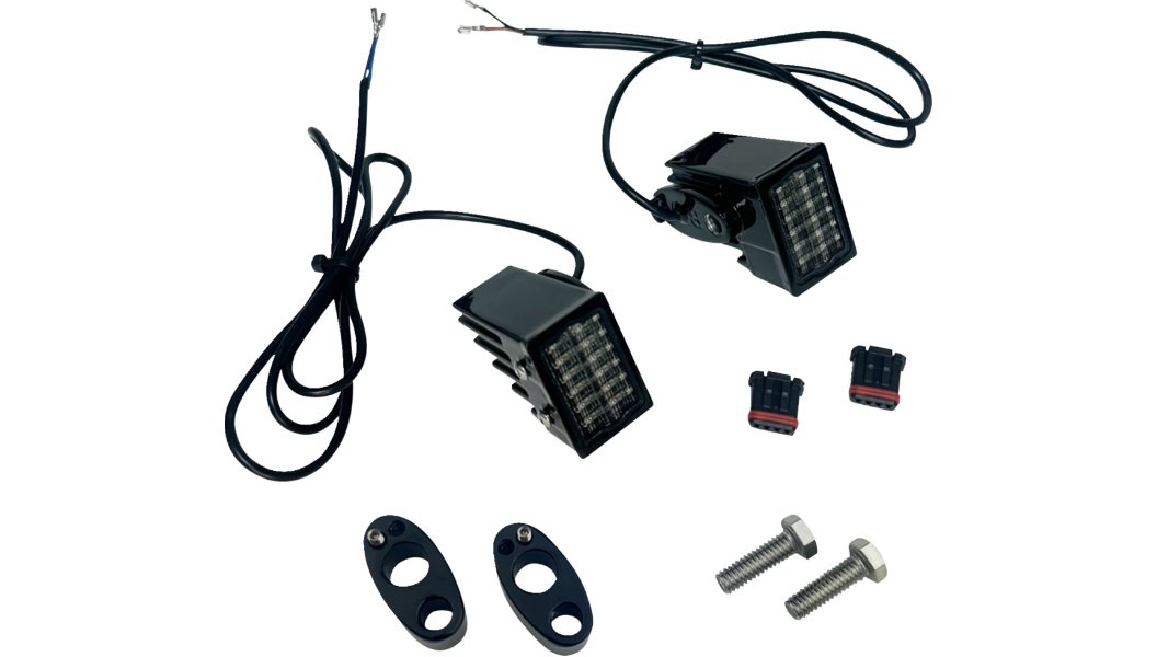 Custom Dynamics Turn Signal - Red LED - Smoke Lens