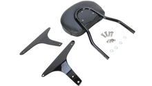 Cobra USA Round Sissy Bar - Standard - Black - Softail