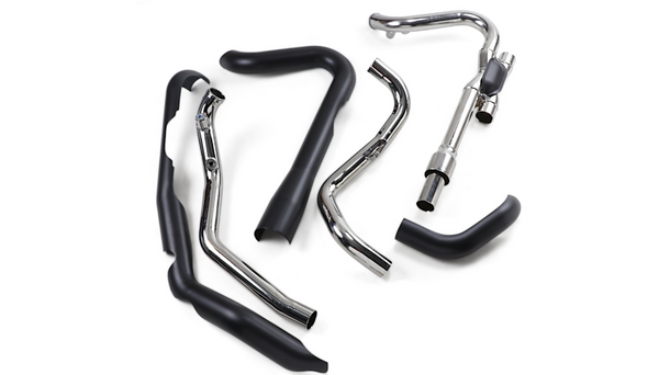 Cobra USA Dual Bungs Pro Chamber Headpipe - Black