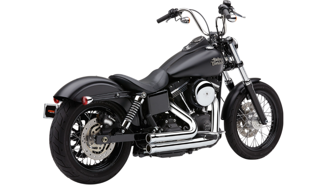 Cobra USA 909 Exhaust - Chrome - '06-'11 Dyna